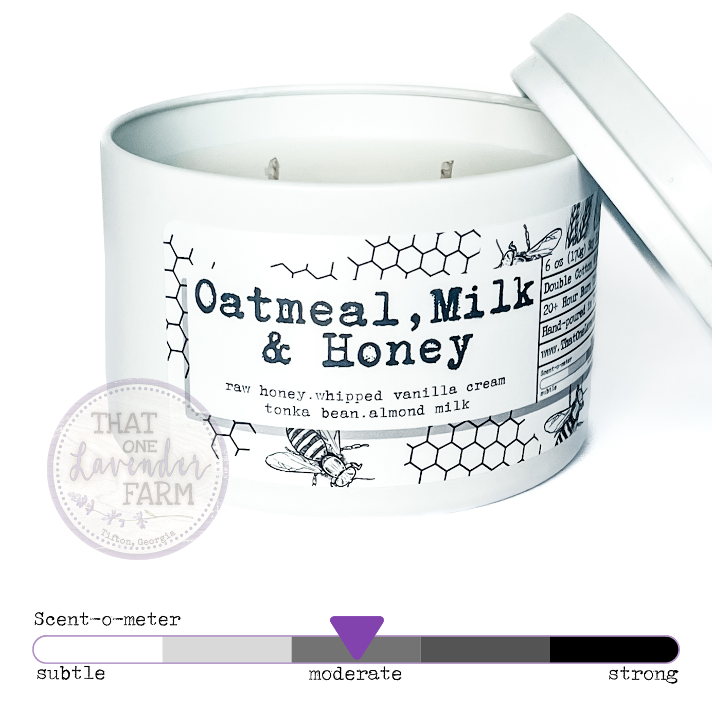 Oatmeal, Milk, & Honey Soy Blend Candle