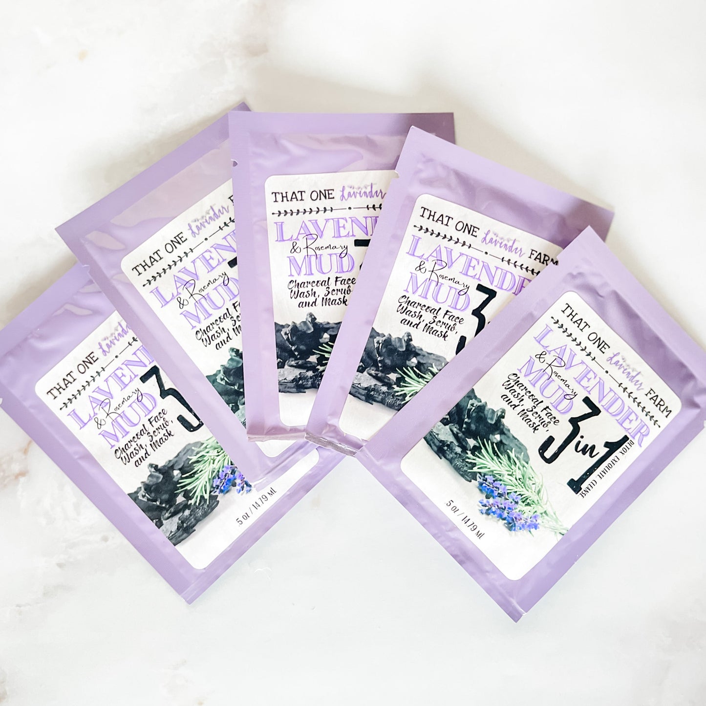 Lavender Mud 3-in-1 Face Wash, Scrub, & Mask (7106117435569)