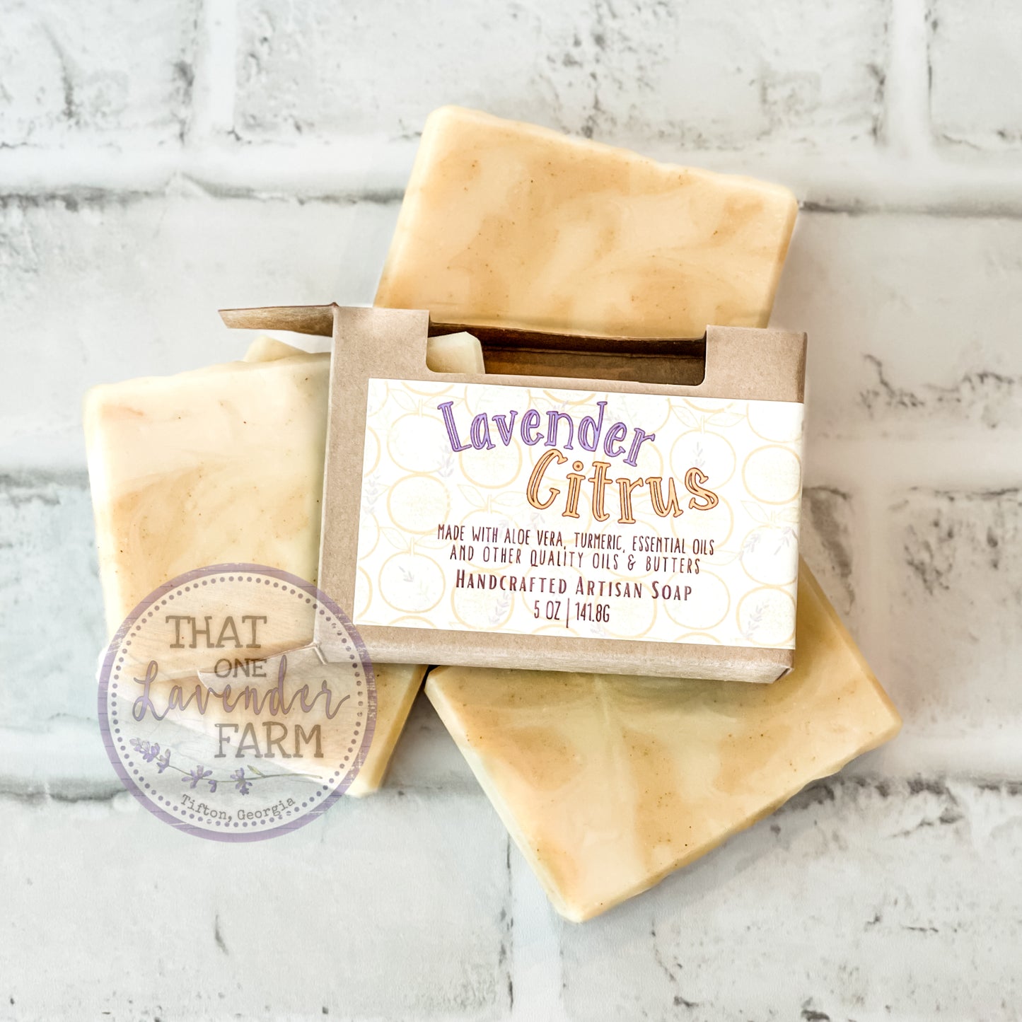 Lavender Citrus Handcrafted Artisan Soap