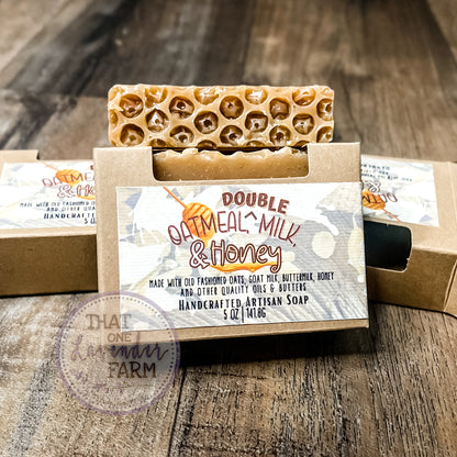 Oatmeal, Double Milk, & Honey Handcrafted Artisan Soap
