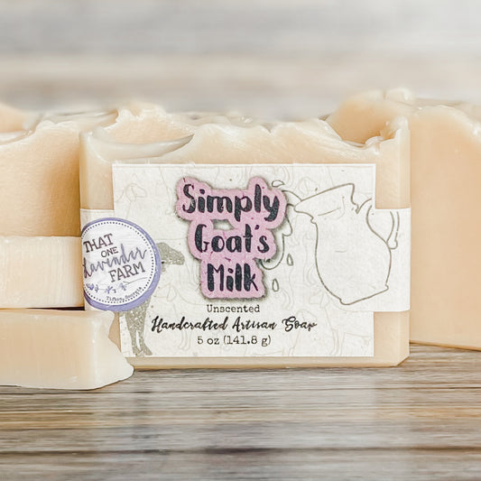 Simply Goat's Milk Handcrafted Artisan Soap (7177428500657)