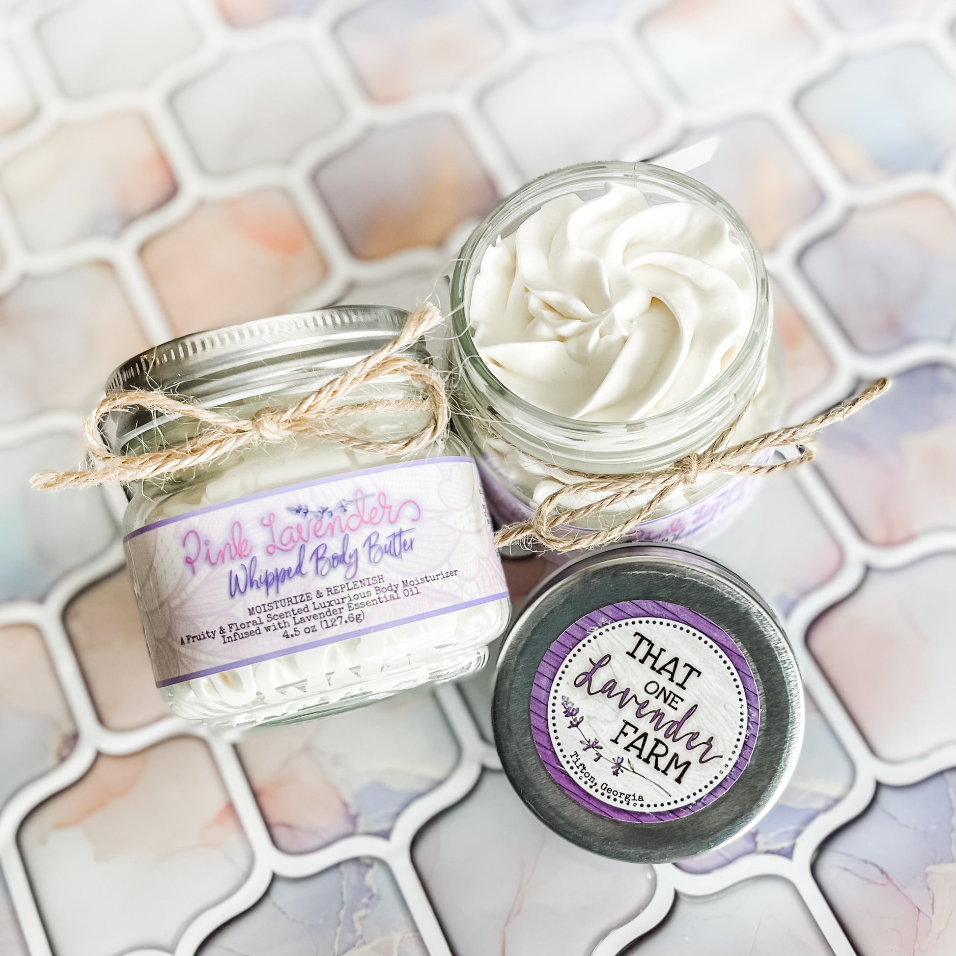 Pink Lavender Whipped Body Butter (7178475798705)