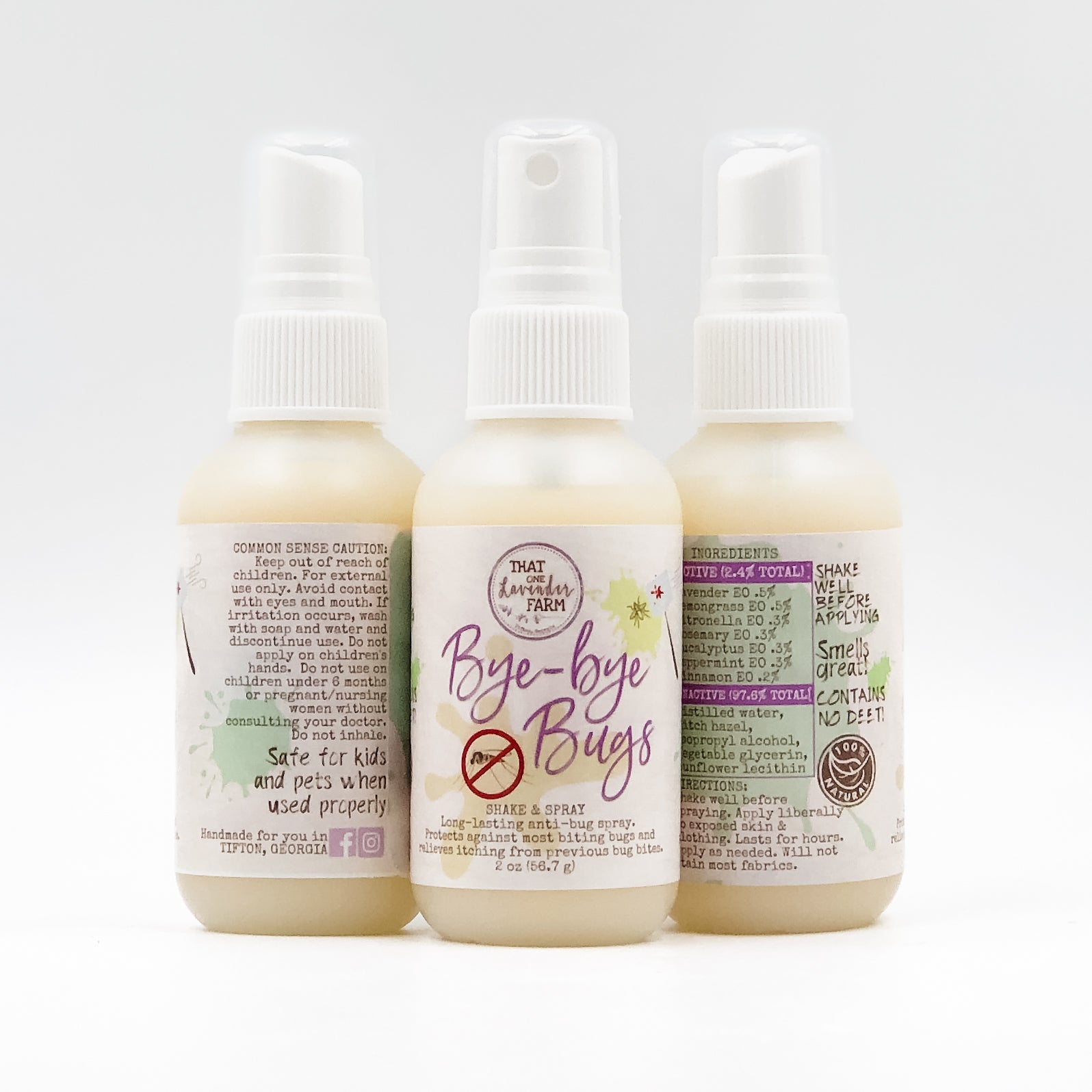 Bye-bye Bugs Bug Repellent Spray & Itch Relief (7106117271729)