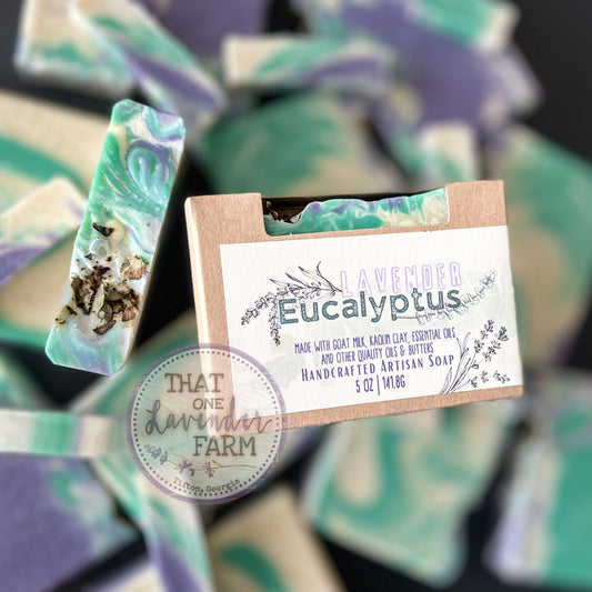 Lavender Eucalyptus Handcrafted Artisan Soap